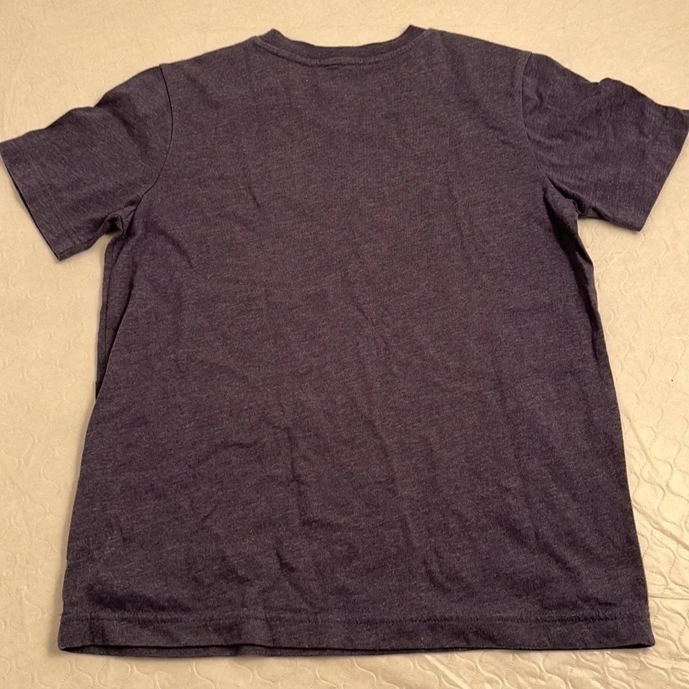 Old Navy super soft navy heather v-neck short sleeve t-shirt L = 10-12